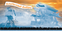 Plane Bühnendekoration "Schifferstadt Roßlau"